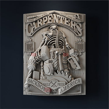 AMERICAN CARPENTER 3d stl - 3DWave.us